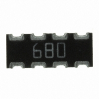 743C083680JPTR RES ARRAY 68 OHM 8TERM 4RES SMD