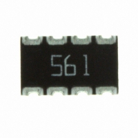 744C083561JPTR RES ARRAY 560 OHM 8TERM 4RES SMD