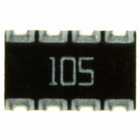 744C083105JPTR RES ARRAY 1.0MOHM 8TERM 4RES SMD