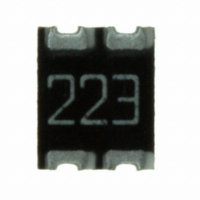 744C043223JTR RES ARRAY 22K OHM 4TERM 2RES SMD