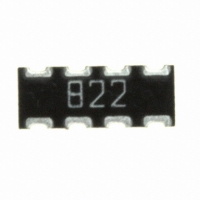 743C083822JTR RES ARRAY 8.2KOHM 8TERM 4RES SMD