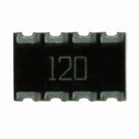 744C083120JTR RES ARRAY 12 OHM 8TERM 4RES SMD