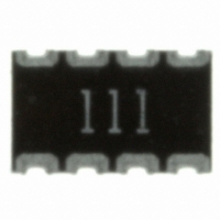 744C083111JTR RES ARRAY 110 OHM 8TERM 4RES SMD