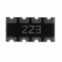 TC164-JR-0722KL RES ARRAY 22K OHM 8TRM 4 RES SMD