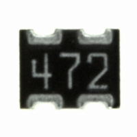 743C043472JPTR RES ARRAY 4.7KOHM 4TERM 2RES SMD