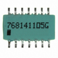 768141105G RES-NET BUSSED 1MEG OHM 14-PIN