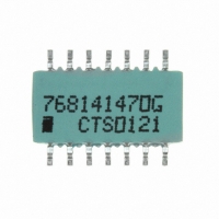 768141470G RES-NET BUSSED 47 OHM 14-PIN