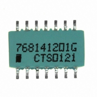 768141201G RES-NET BUSSED 200 OHM 14-PIN