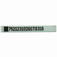 752123102G RES-NET 1K OHM ISOLATED SIP SMD