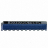 752103102G RES-NET 1K OHM ISOLATED SIP SMD