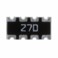 TC164-JR-0727RL RES ARRAY 27 OHM 8TRM 4 RES SMD