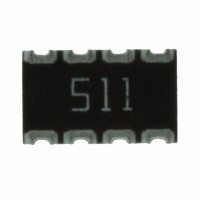 744C083511JPTR RES ARRAY 510 OHM 8TERM 4RES SMD