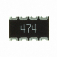 744C083474JPTR RES ARRAY 470KOHM 8TERM 4RES SMD