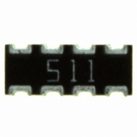 743C083511JPTR RES ARRAY 510 OHM 8TERM 4RES SMD