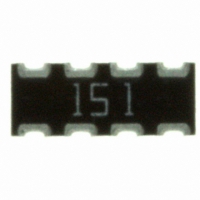 743C083151JPTR RES ARRAY 150 OHM 8TERM 4RES SMD