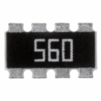 YC324-JK-0756RL RES ARRAY 56 OHM 8TRM 4 RES SMD