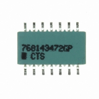 768143472GP RES-NET ISO 4.7K OHM 14-PIN SMD