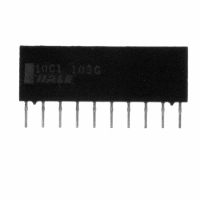 MSP10C0110K0GEJ RES NET 10K OHM 10P 9RES SIP