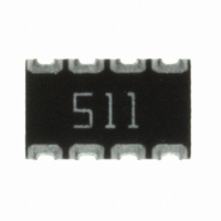 744C083511JTR RES ARRAY 510 OHM 8TERM 4RES SMD