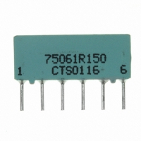 750-61-R150 RES-NET 150 OHM 6PIN 5RES