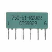 750-61-R200 RES-NET 200 OHM 6PIN 5RES