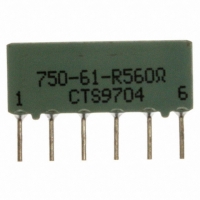 750-61-R560 RES-NET 560 OHM 6PIN 5RES