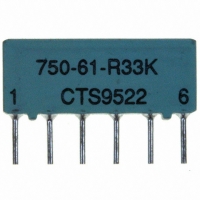 750-61-R33K RES-NET 33K OHM 6PIN 5RES
