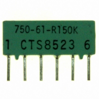 750-61-R150K RES-NET 150K OHM 6PIN 5RES