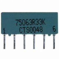 750-63-R33K RES-NET 33K OHM 6PIN 3RES