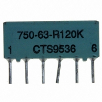 750-63-R120K RES-NET 120K OHM 6PIN 3RES