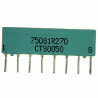 750-81-R270 RES-NET 270 OHM 8PIN 7RES