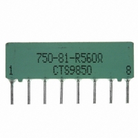 750-81-R560 RES-NET 560 OHM 8PIN 7RES