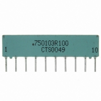 750-103-R100 RES-NET 100 OHM 10PIN 5RES