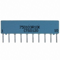 750-103-R10K RES-NET 10K OHM 10PIN 5RES