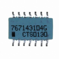 767143104G RES NET 7RES 100K OHM 14PIN SMD