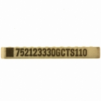 752123330G RES-NET 33 OHM ISOLATED SIP SMD