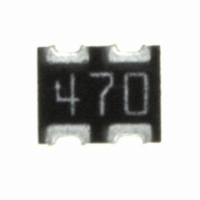 743C043470JTR RES ARRAY 47 OHM 4TERM 2RES SMD