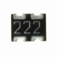 743C043222JTR RES ARRAY 2.2KOHM 4TERM 2RES SMD