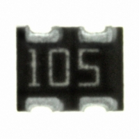 743C043105JTR RES ARRAY 1MEGOHM 4TERM 2RES SMD