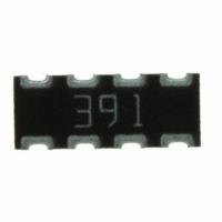 743C083391JTR RES ARRAY 390 OHM 8TERM 4RES SMD