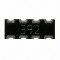 743C083392JTR RES ARRAY 3.9KOHM 8TERM 4RES SMD