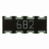 743C083682JTR RES ARRAY 6.8KOHM 8TERM 4RES SMD