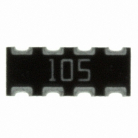 743C083105JTR RES ARRAY 1MEGOHM 8TERM 4RES SMD