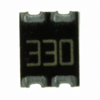 744C043330JTR RES ARRAY 33 OHM 4TERM 2RES SMD
