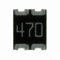 744C043470JTR RES ARRAY 47 OHM 4TERM 2RES SMD
