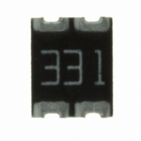 744C043331JTR RES ARRAY 330 OHM 4TERM 2RES SMD