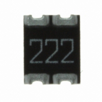 744C043222JTR RES ARRAY 2.2KOHM 4TERM 2RES SMD