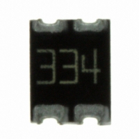 744C043334JTR RES ARRAY 330KOHM 4TERM 2RES SMD