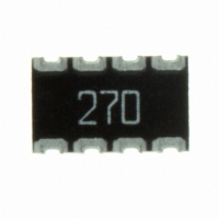 744C083270JTR RES ARRAY 27 OHM 8TERM 4RES SMD