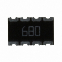 744C083680JTR RES ARRAY 68 OHM 8TERM 4RES SMD